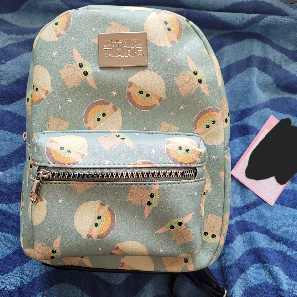 Disney Star Wars Backpack - Light Green with Baby Yoda